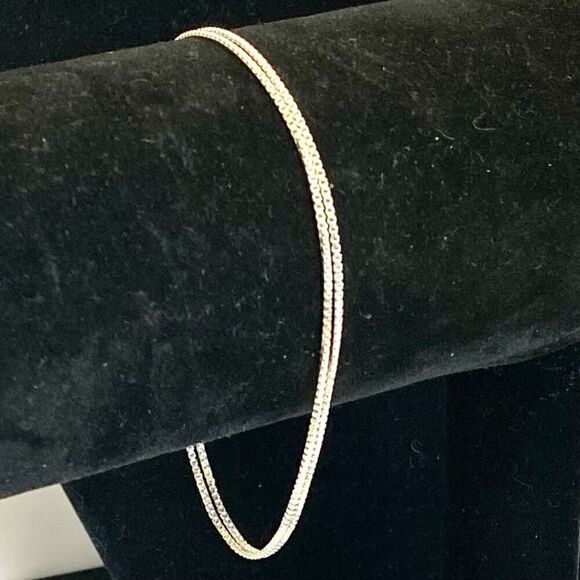 UY#x Italian Sterling 925 Silver Chain Necklace Sold - Picture 5 of 10